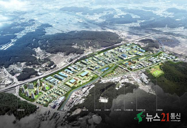 캠프스탠턴 산업단지 조감도